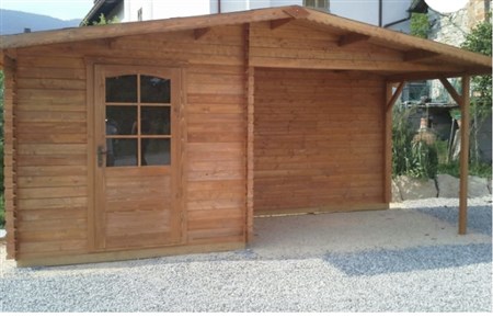 STRUTTURE IN LEGNO TETTOIA 2,30 MT , PORTA SINGOLA E FINESTRA